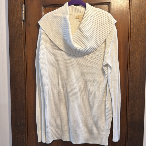 MICHAEL Michael Kors Sweaters - MICHAEL Michael Kors White Cowl Neck Sweater